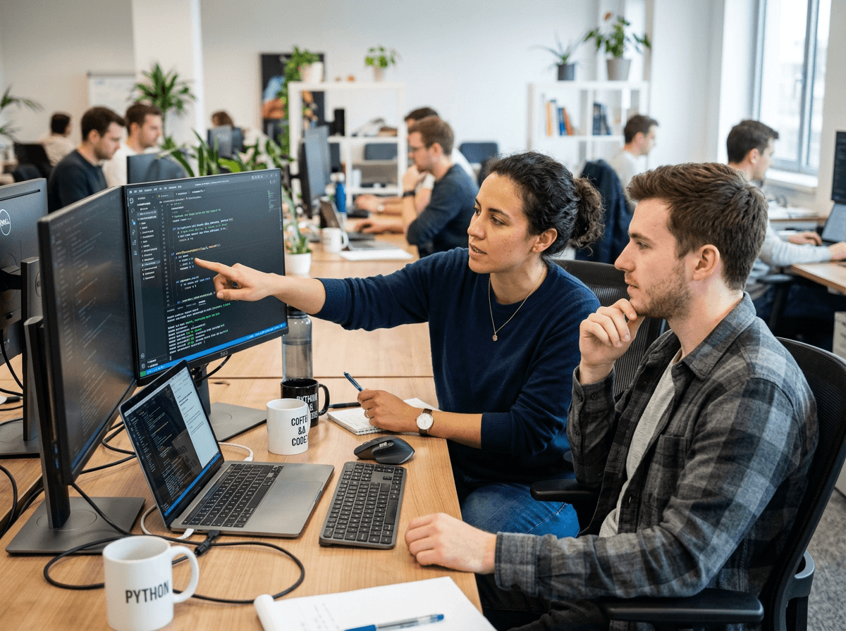 Team working together